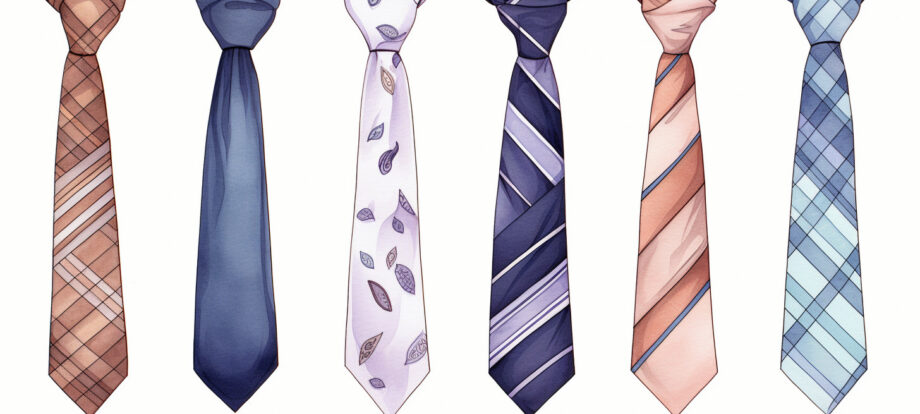 Męskie krawaty i poszetki